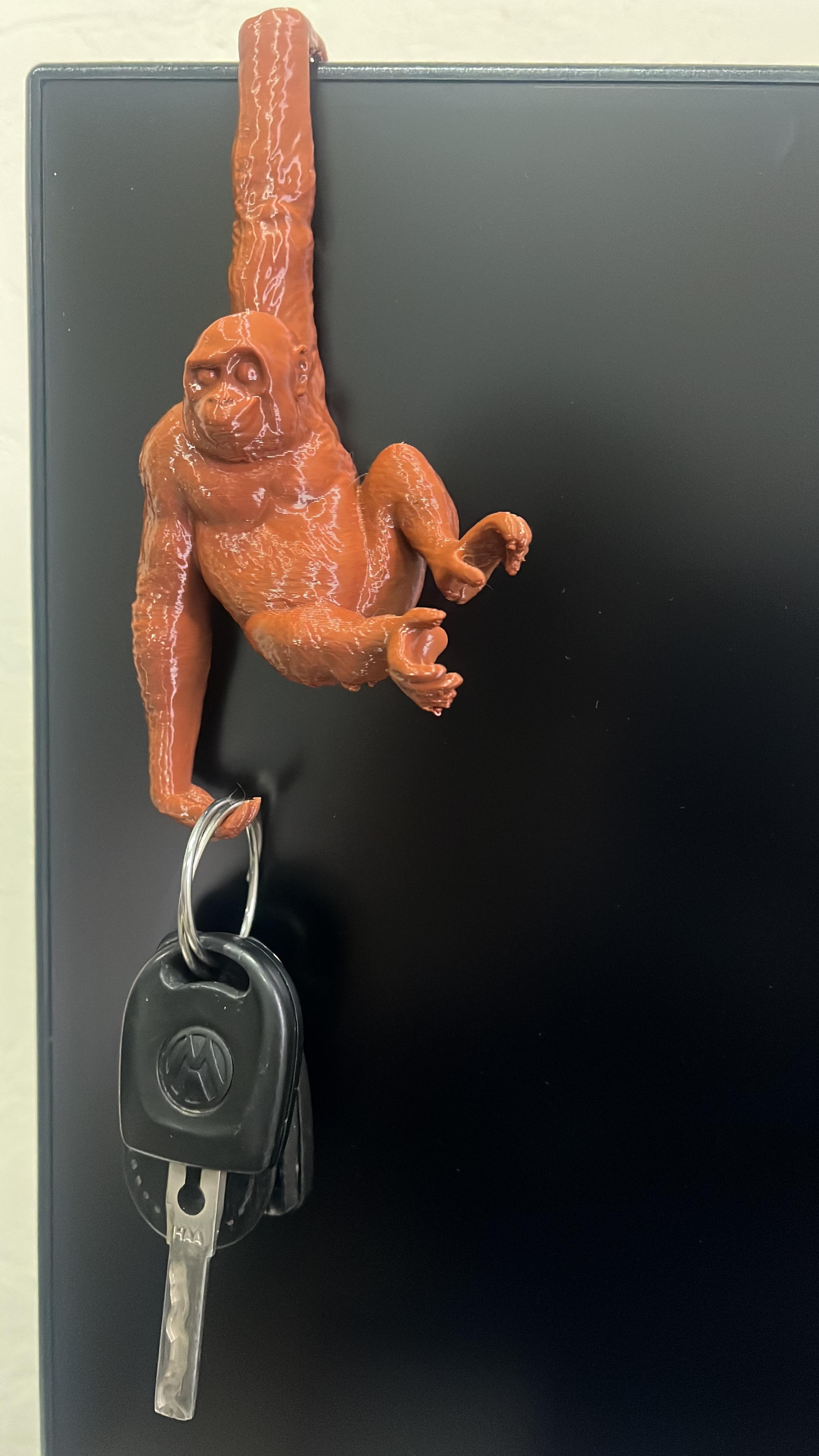 Mono 3D - Soporte de bananas, llaves o cualquier cosa.